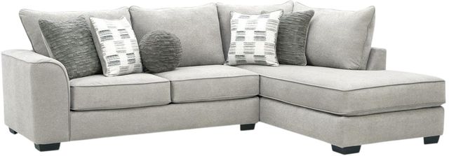 Albany Industries 2-Piece Glenrock Gray Right-Arm Facing Sectional-0