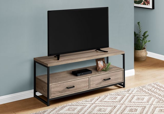 Monarch Specialties Inc. Taupe 48" TV Stand-1
