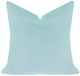 Laura Park Designs Spa Blue Cotton Velvet 22 x 22 Pillow-0