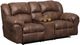 Affordable Furniture 1000 Telluride Cafe Manual Reclining Loveseat with Console-0