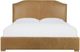 Hooker® Furniture Driftwood Kingston Cognac California King Upholstered Panel Bed-2