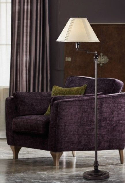 Cal® Lighting & Accessories Dark Bronze Floor Lamp-2