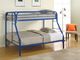 Coaster® Morgan Blue Twin/Full Bunk Bed-1
