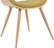 Armen Living Butterfly Green/Oak Dining Chair-4