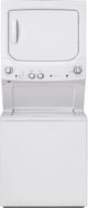 GE® Unitized Spacemaker® White Electric Laundry Center, 3.8 Cu. Ft. Washer, 5.9 Cu. Ft. Dryer-0