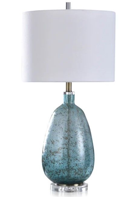 Stylecraft Tinted Turquiose Table Lamp-0