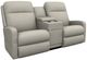 La-Z-Boy® Finley Dove Power Wall Reclining Loveseat with Console and Headrest-0