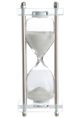 A & B Home Silver/Clear 15-Minute Hourglass-1