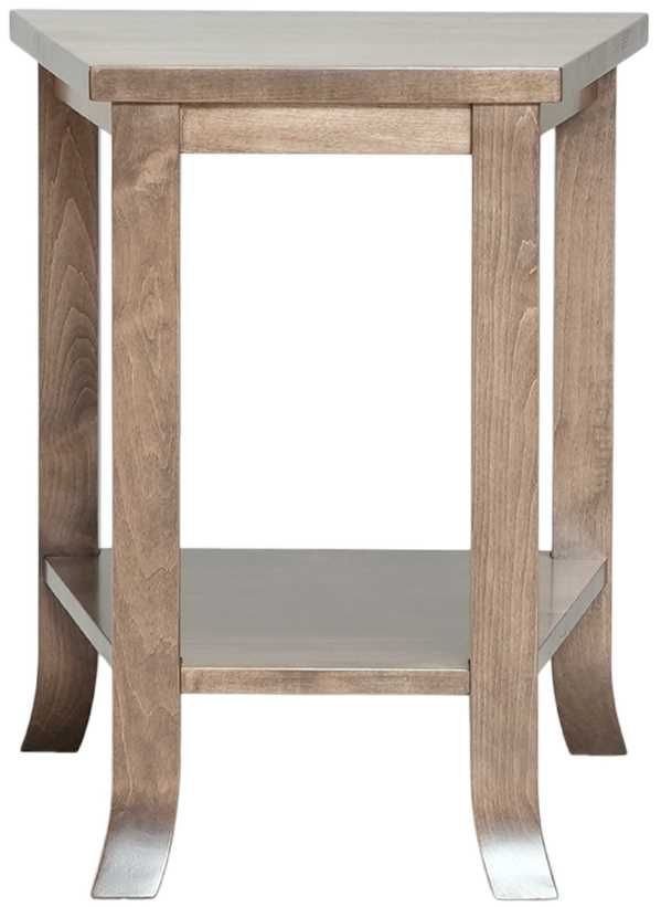 Marshfield Furniture Bryn Brown Wedge End Table-1