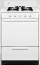 Summit® 24" White Freestanding Propane Gas Range-0