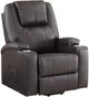 ACME Furniture Evander Brown Power Lift Recliner with Massage-0
