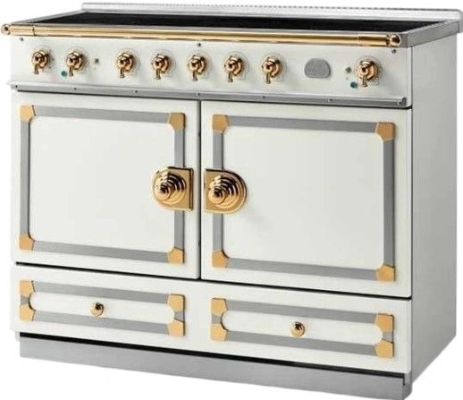 La Cornue CornuFé 110 43" Pure White Pro Style Induction Range-1