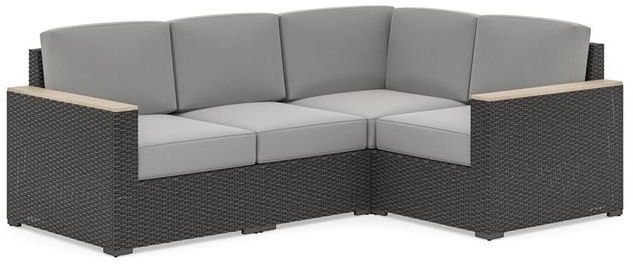 homestyles® Boca Raton 4-Piece Brown Sectional Set-3