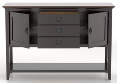Buffet bicolore, brun, Canadel®