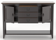 Canadel® Ebony Washed Two Tone Wood Buffet-0