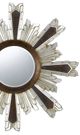 Cal® Lighting & Accessories Chafe Dark Bronze/Silver Beveled Mirror-1