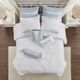 Olliix by Harbor House White King Crystal Beach Comforter Set-1