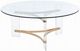 ACME Furniture Sosi Glass Top Coffee Table with Gold Base-0