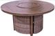 Signature Design by Ashley® Monterey Point Dark Brown Rattan/Wooden Outdoor Fire Pit Table-0