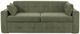 International Furniture Direct Mellow Green Queen Sleeper Sofa-3