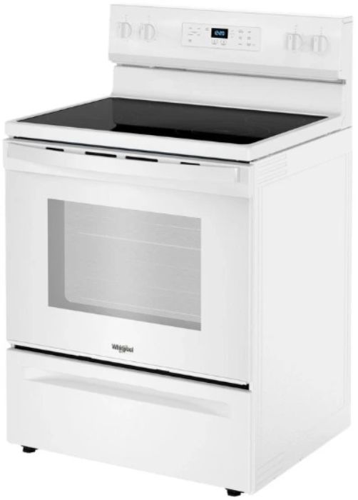 Whirlpool® 30" White Freestanding Electric Range with Self Clean-2