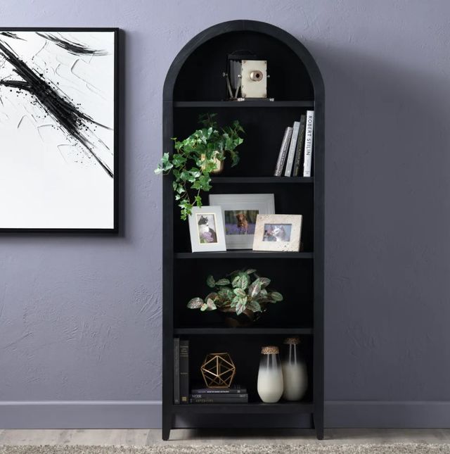 Crestview Collection Porter Black Etagere-1