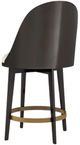 Caracole® Another Round Caracole Classic Beige/Dark Chocolate Counter Stool-3