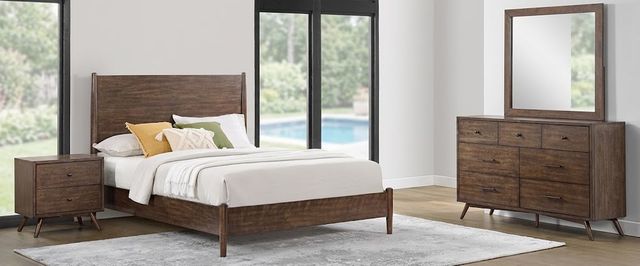 Martin Svensson Mid-Century Modern 4-Piece Walnut Eastern King Bedroom Set-1
