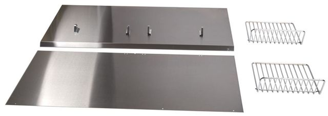 JennAir® 48" Stainless Steel Backsplash Kit with Shelf -0
