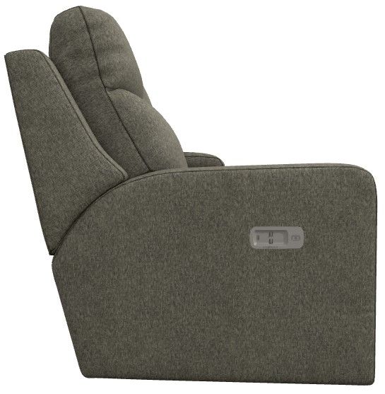 La-Z-Boy® Emmons Granite Power Reclining Loveseat with Console and Headrest-2