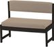 Crate Designs™ Furniture Espresso Bench with Back-0