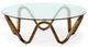 VIG Furniture Modrest Lassen Clear/Walnut Coffee Table-1