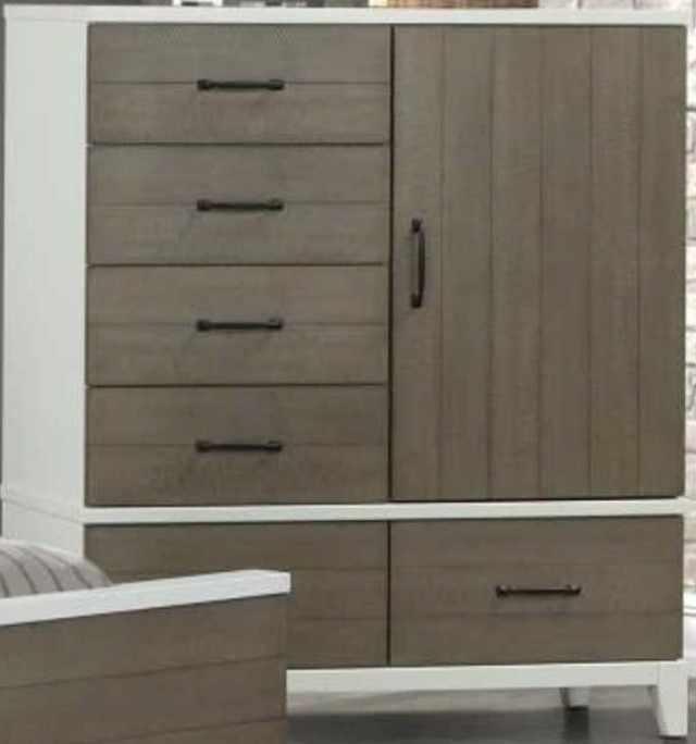Bernards Daydreams Brown White Bureau Bob Mills Furniture