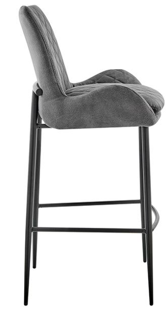 Armen Living Panama Charcoal 30" Bar Stool-1