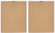 Olliix by Madison Park Floating Floret 2 Pieces Black and White Single Mat Framed Wall Art Set-4