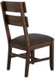 International Furniture Direct Parota Brown Dining Side Chair-4