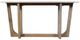 Forty West Lyle White Console Table with Brown Base-2