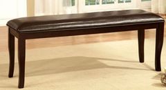 Furniture of America® Woodside Dark Cherry/Espresso Dining Bench