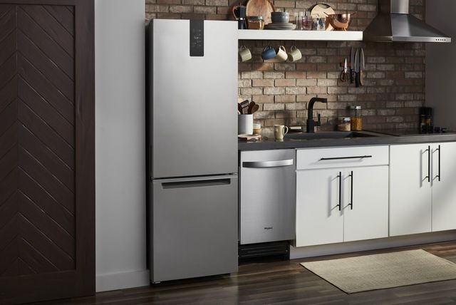 Whirlpool® 12.9 Cu. Ft. Fingerprint-Resistant Stainless Bottom Freezer Refrigerator-6