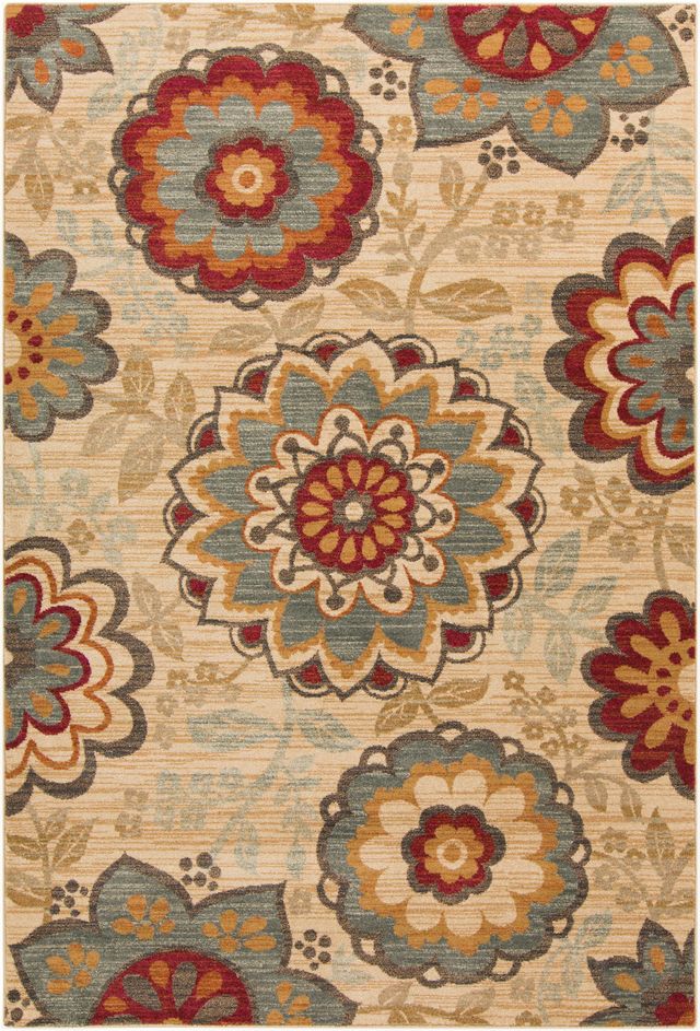 Surya Arabesque Brown Multi 8'x10' Area Rug-0