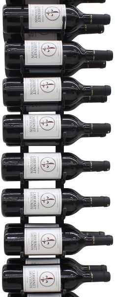 Vinotemp® Epicureanist 24 Bottle Black Wine Rack -4