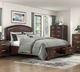 Homelegance® Hudson Cherry Full Platform Storage Bed-0