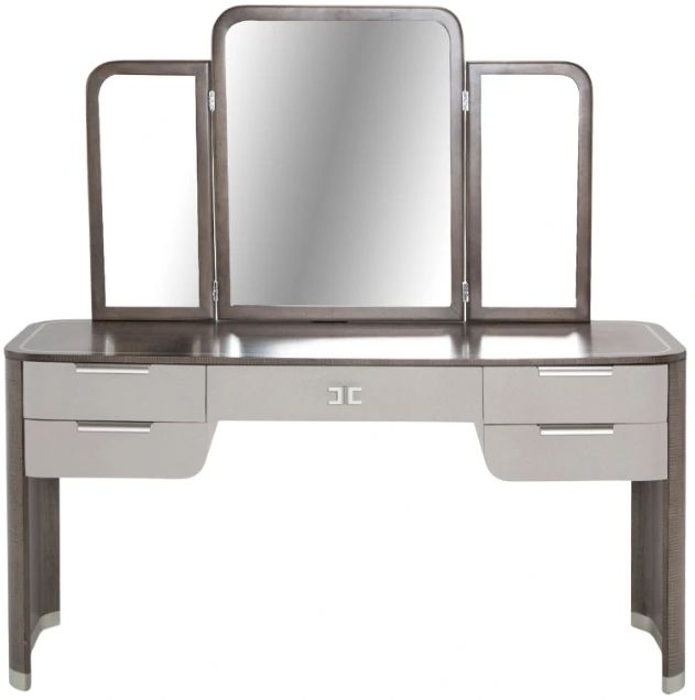 Michael Amini® Roxbury Park Brown/Slate Vanity Desk with Mirror-1