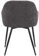 Armen Living Pixie Black/Dark Grey Dining Room Chair-3