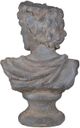 A & B Home Aged Gray Greek God Statue-5