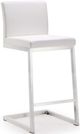 TOV Furniture Parma White Steel 2-Piece Counter Stool Set-1