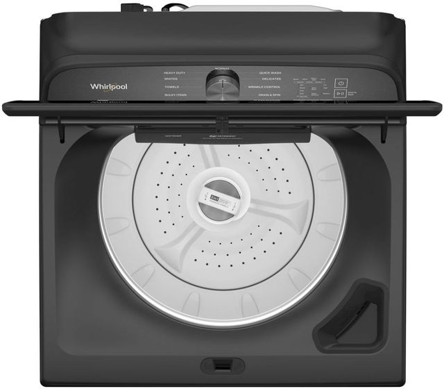 Whirlpool® 5.2 - 5.3 Cu. Ft. Volcano Black Top Load Washer with Removable Agitator-1