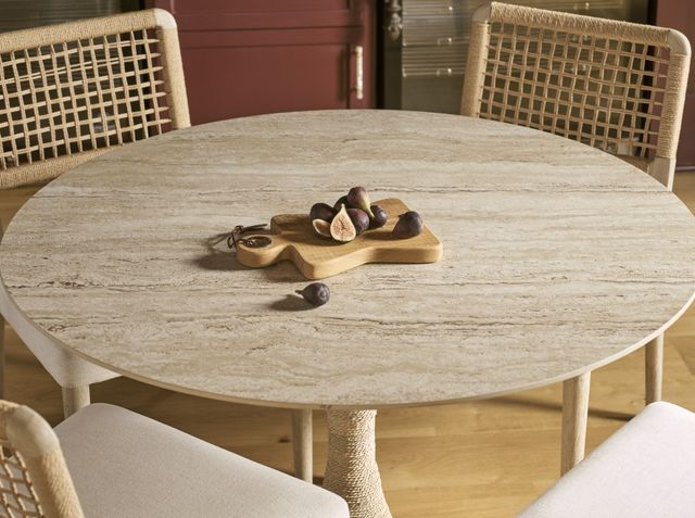 Universal Explore Home™ Oasis Travertine Beige Dining Table-3