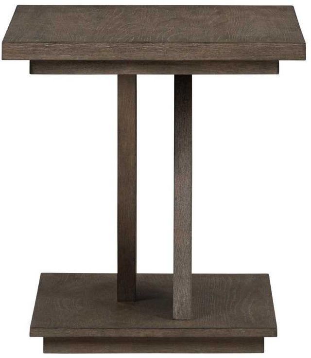 Liberty Furniture Aspen Sky Weathered Saddle Brown End Table-3