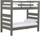 Crate Designs™ Furniture TimberFrame Graphite Twin XL/Twin XL Bunk Bed-0